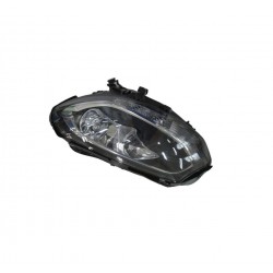Proiettore faro H7-H7 con motorino a led parabola nera dx