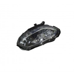 Proiettore faro H7-H7 con motorino a led parabola nera sx