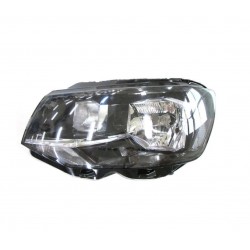 Proiettore faro H4-P21W con motorino parabola nera sx