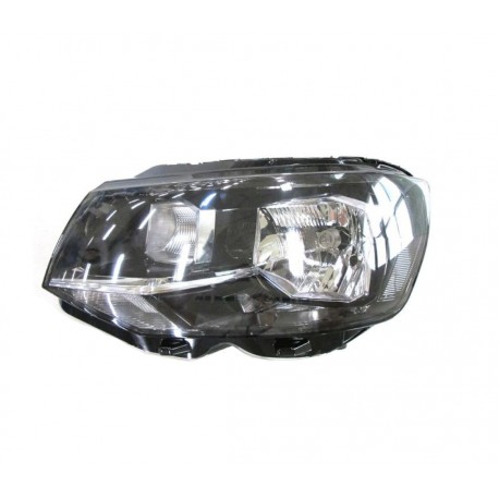 Proiettore faro H4-P21W con motorino parabola nera sx