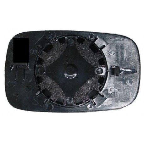 Piastra specchietto con vetro asferico lato guida - sx