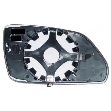 Piastra specchietto con vetro asferico lato guida - sx