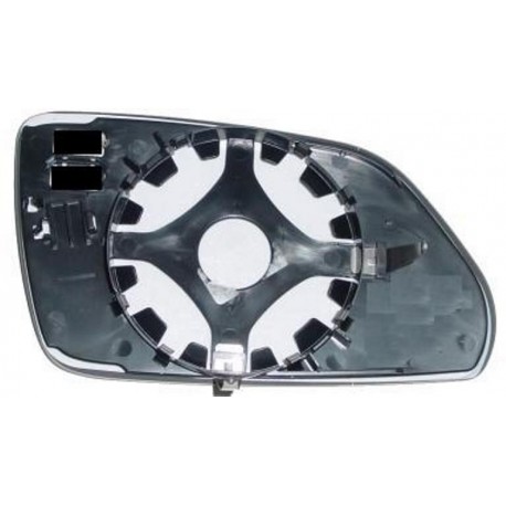 Piastra specchietto con vetro asferico lato guida - sx
