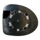 Piastra specchietto con vetro asferico lato guida - sx