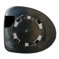 Piastra specchietto con vetro asferico lato guida - sx