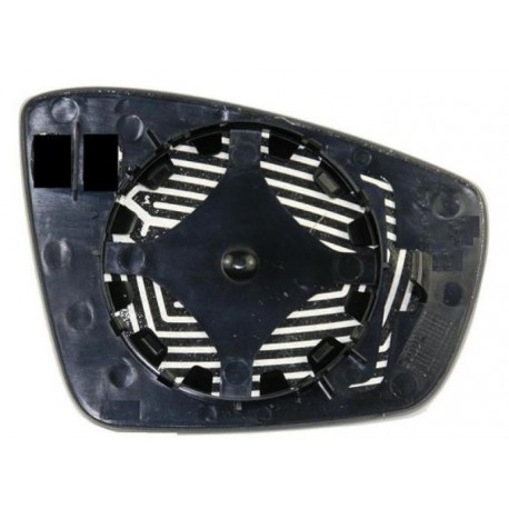 Piastra specchietto con vetro asferico lato guida - sx