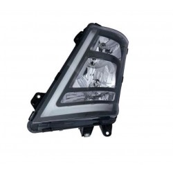 Proiettore faro H7-H1 con motorino a led guida sx