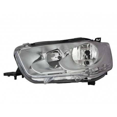 Proiettore faro H7-H1 con regolazione elettrica guida sx