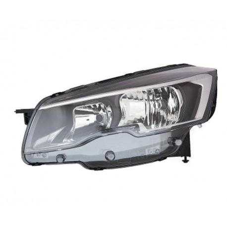 Proiettore faro H7-H7 con regolazione elettrica guida sx