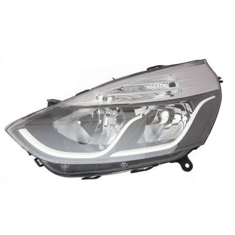 Proiettore faro H7-H1 con motorino guida sx