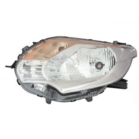 Proiettore faro H4-P21W con regolazione elettrica guida sx