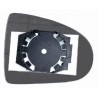 Piastra specchietto con vetro asferico lato guida - sx