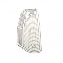 Lente anteriore bianca passeggero dx