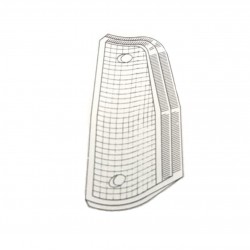 Lente anteriore bianca guida sx