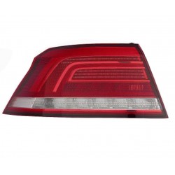 Fanale posteriore bianco - rosso a led guida - sx