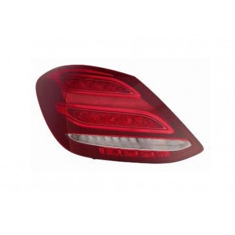 Fanale posteriore bianco - rosso a led guida - sx