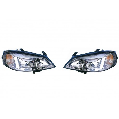 Kit proiettore H7 - HB3 lenticolare cromato dx + sx