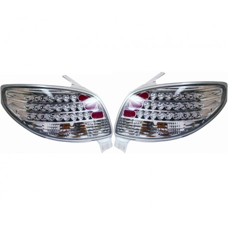 Kit Fanale posteriore a led cromato dx + sx