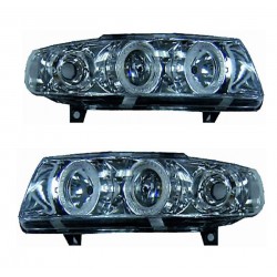 Kit proiettore con lenticolare cromato dx + sx