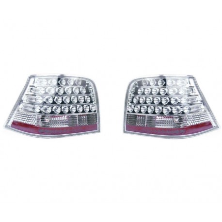 Kit fanale posteriore a led cromato dx + sx