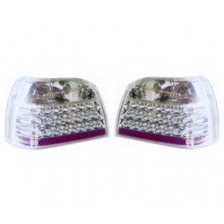 Kit fanale posteriore a led cromato dx + sx