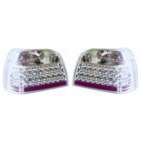Kit fanale posteriore a led cromato dx + sx