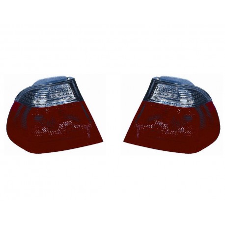 Kit fanale posteriore rosso fume dx + sx