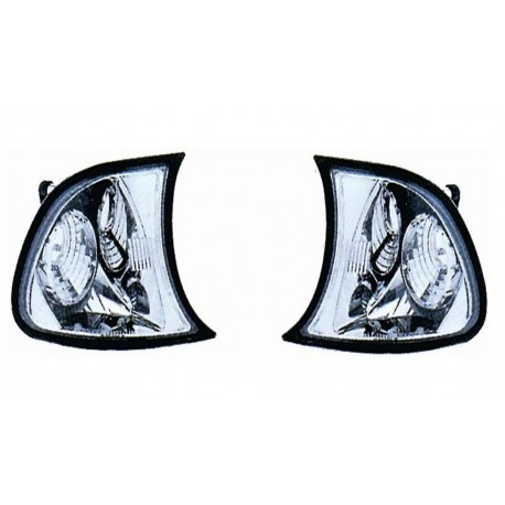 Kit fanale anteriore crystal cromato dx + sx