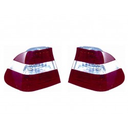 Kit fanale posteriore bianco rosso design 2001 dx + sx