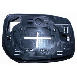 Piastra specchietto con vetro attacco rettangolare lato guida - sx