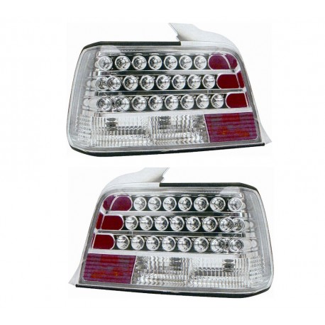 Kit fanale posteriore a led cromato dx + sx