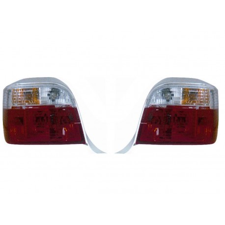 Kit fanale posteriore bianco rosso dx + sx