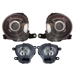 Kit proiettore inferiore superiore H7 con lenticolare dx + sx