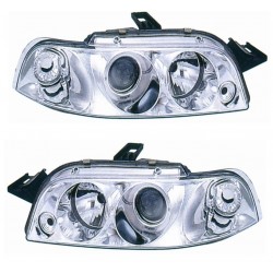 Kit proiettore con lenticolare cromato dx + sx