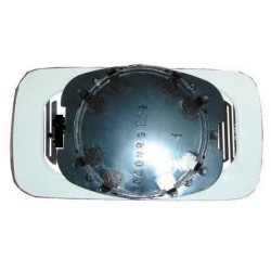 Piastra specchietto con vetro blu lato guida - sx