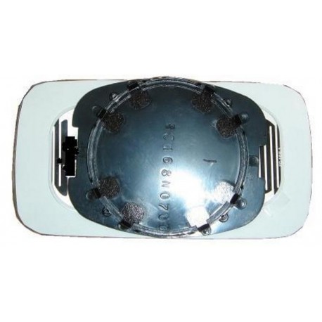 Piastra specchietto con vetro blu lato guida - sx