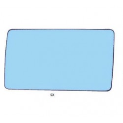 Piastra specchietto con vetro blu lato guida - sx