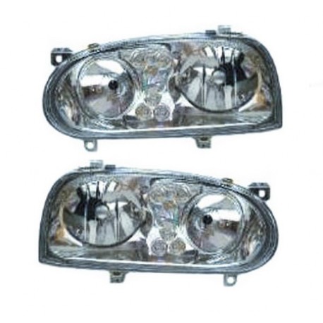 Kit proiettore 2 parabole 6 led dx + sx