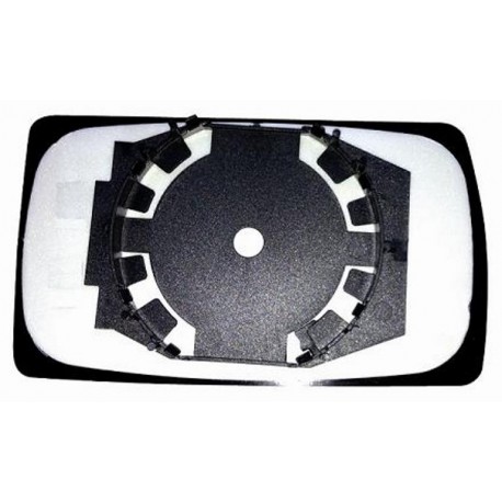 Piastra specchietto con vetro blu lato guida - sx