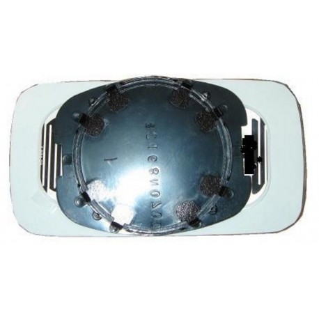 Piastra specchietto con vetro blu lato passeggero - dx