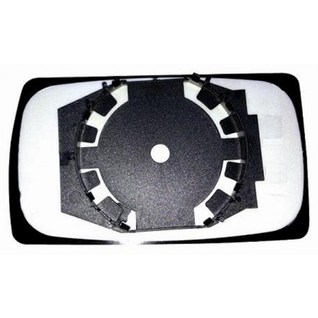 Piastra specchietto con vetro blu lato passeggero - dx