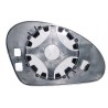 Piastra specchietto con vetro grande asferico lato guida - sx
