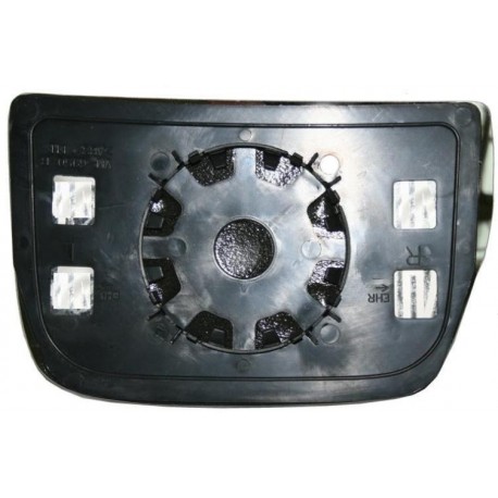 Piastra specchietto con vetro inferiore lato guida - sx