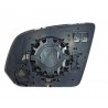 Piastra specchietto termica con vetro dx