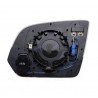 Piastra specchietto termica con vetro asferico blind spot dx