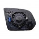 Piastra specchietto termica con vetro asferico blind spot sx