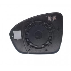 Piastra specchietto termica con vetro dx
