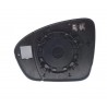 Piastra specchietto termica con vetro dx