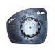 Piastra specchietto termica con vetro blis system dx