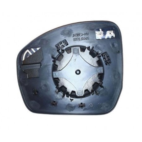 Piastra specchietto termica con vetro blis system dx